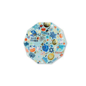 Hanukkah Dessert Plates-Trophy Cupcakes