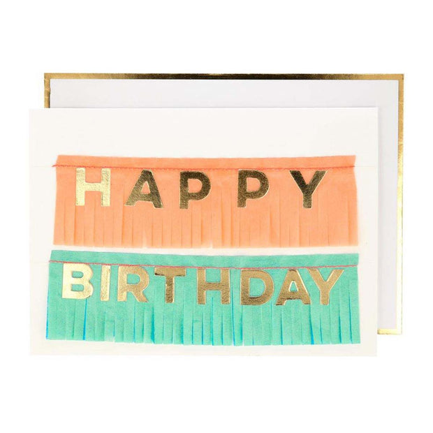 Happy Birthday Fringe Card