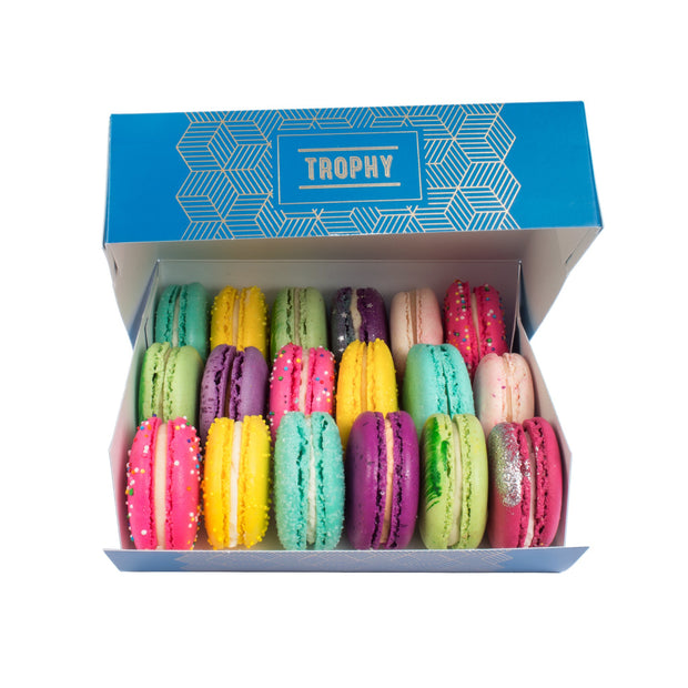Baker's Choice Macarons - 18 Box-Trophy Cupcakes