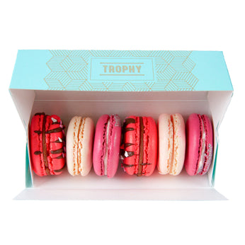 Valentine Macaron 6-Pack-Trophy Cupcakes
