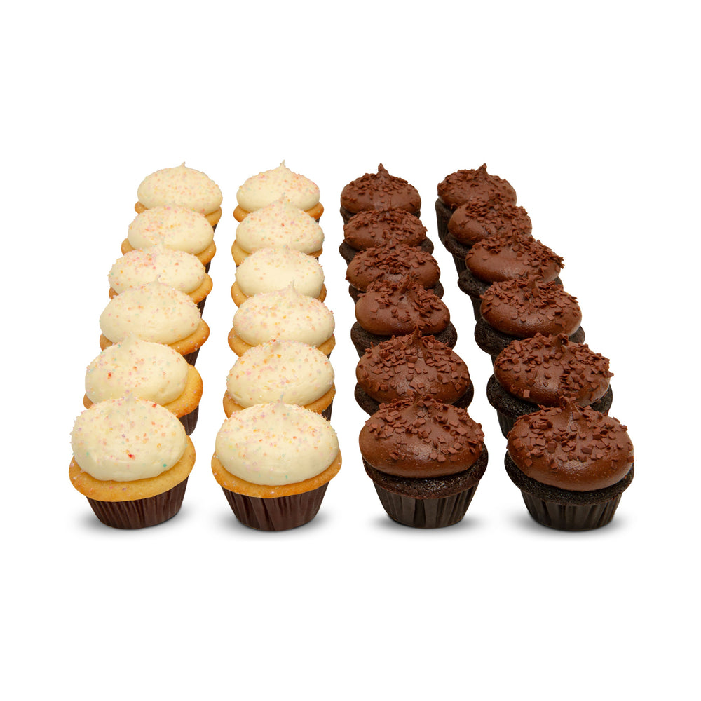 2 Dozen Crowd Pleaser Minis-Trophy Cupcakes