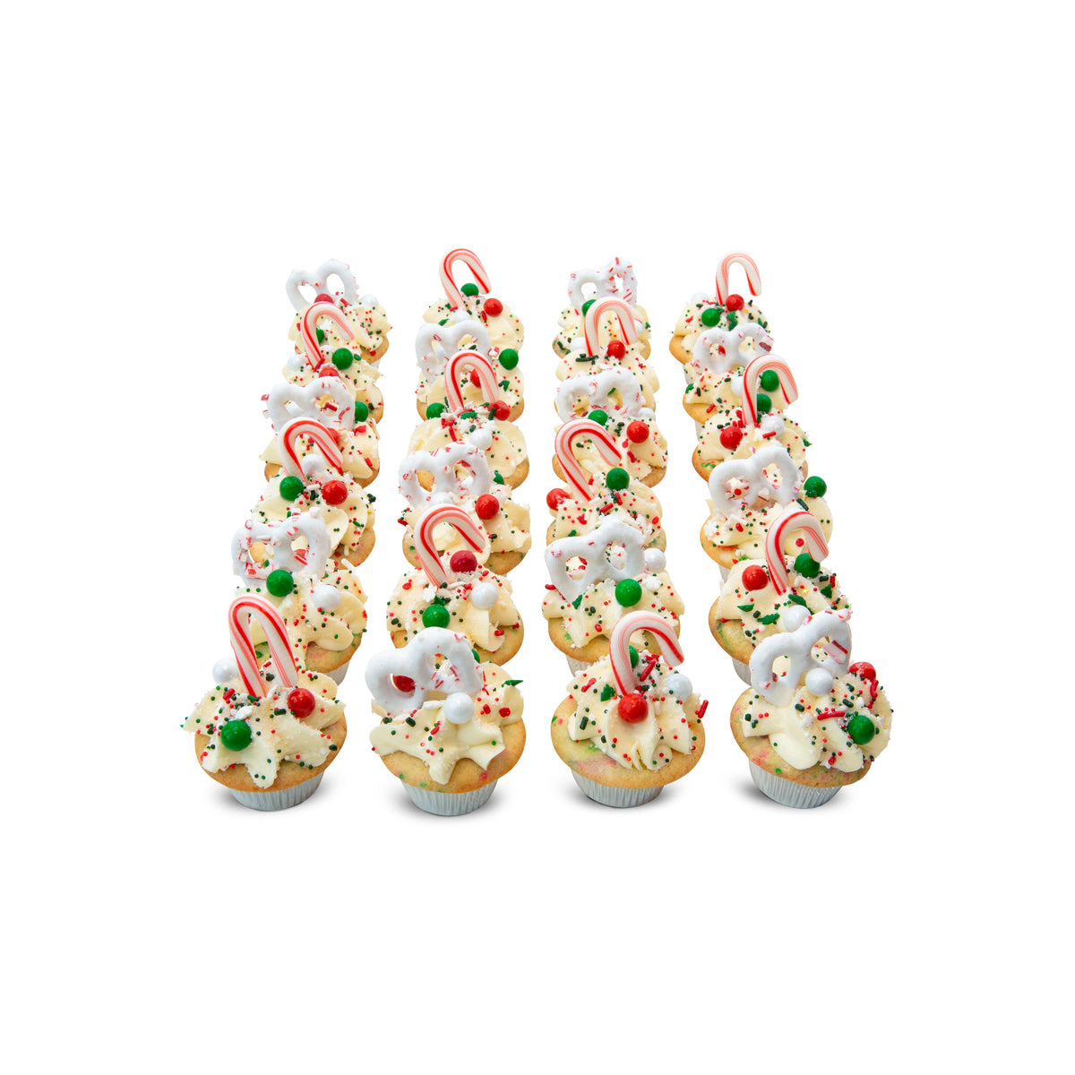 2 Dozen Holiday Yumfetti® Minis-Trophy Cupcakes