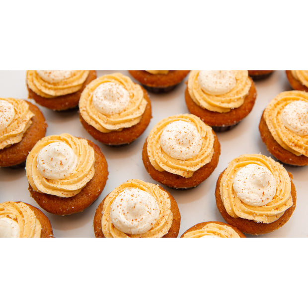 2 Dozen Pumpkin Pie Minis-Trophy Cupcakes