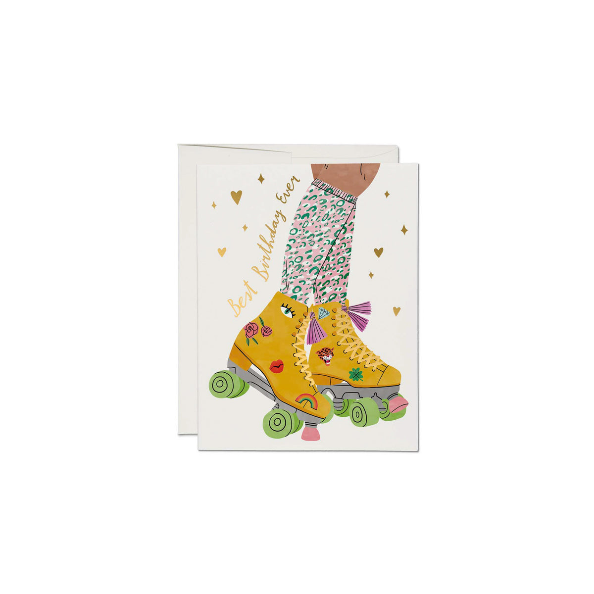 Celebrate with Best Birthday Ever Roller Skate Card – Trophy Cupcakes