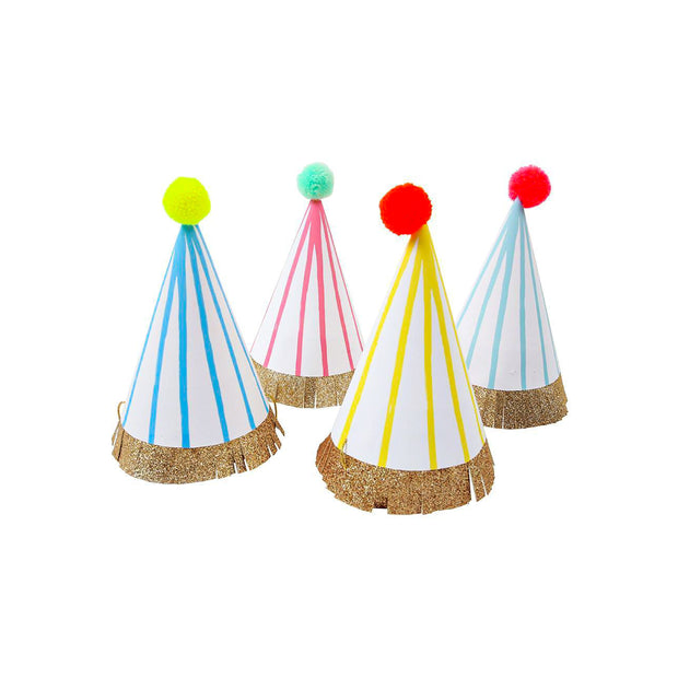 Pom Pom Party Hats