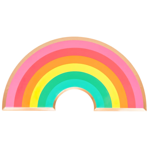 Rainbow Paper Plates