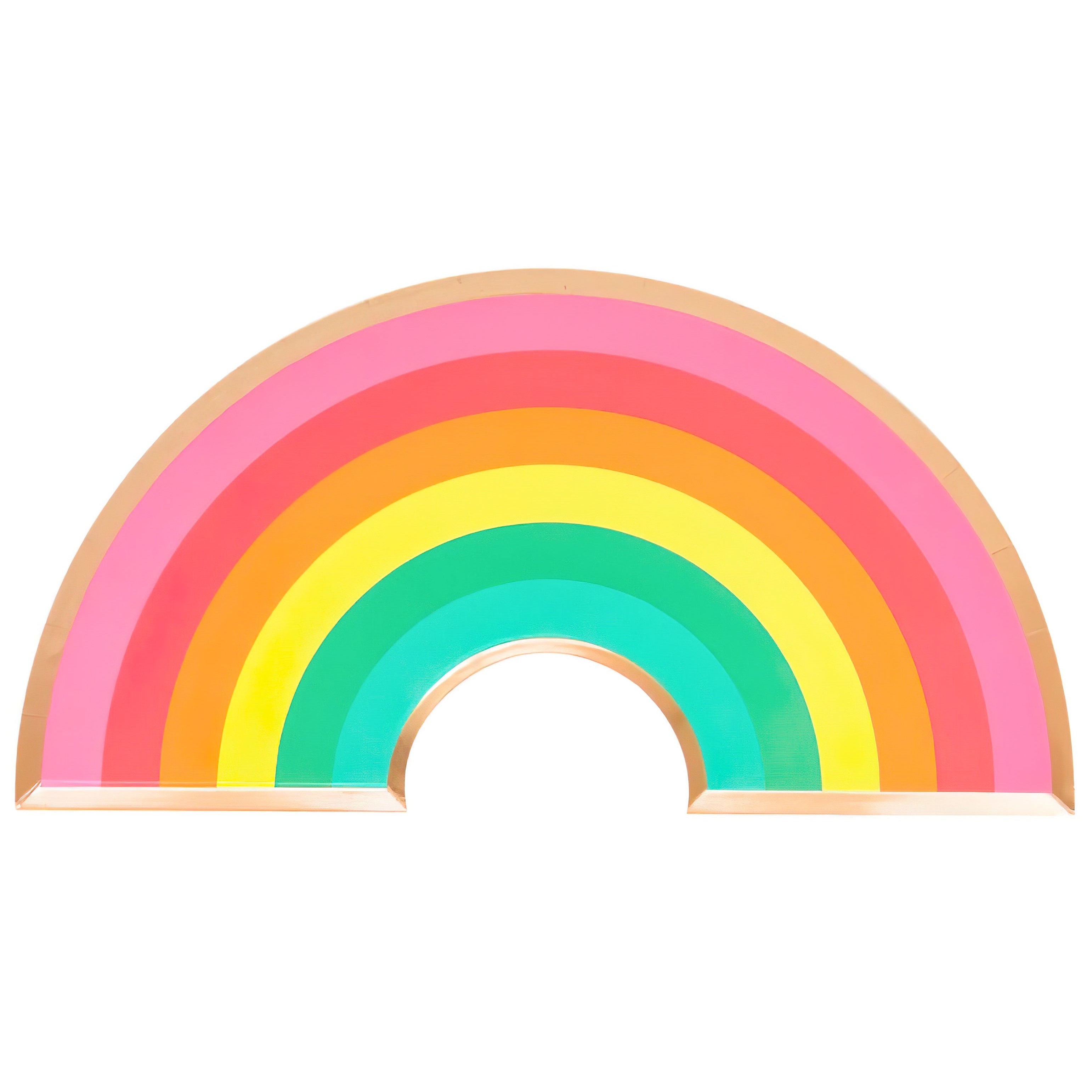 Rainbow Paper Plates