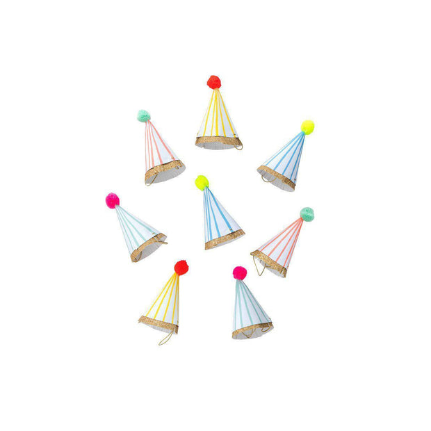 Mini Striped Party Hats