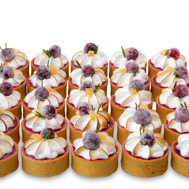 White Chocolate Cranberry Tart Bites-Trophy Cupcakes