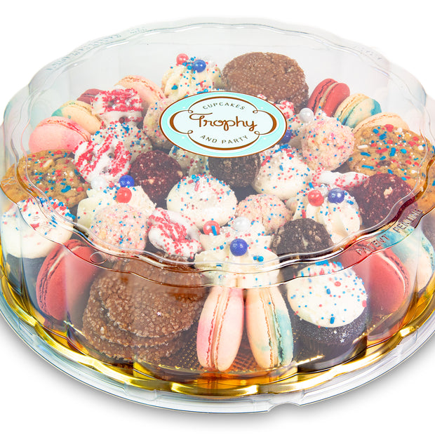 4th of July Perfect Party Platter-Trophy Cupcakes