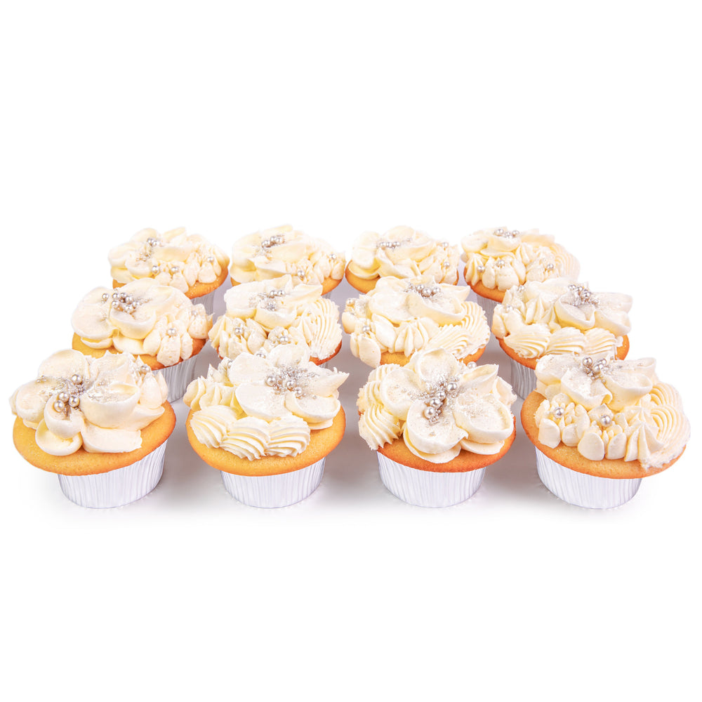 Luxe Floral Dozen-Trophy Cupcakes