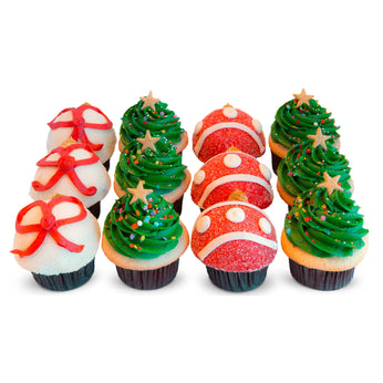 Deck the Halls Dozen-Trophy Cupcakes