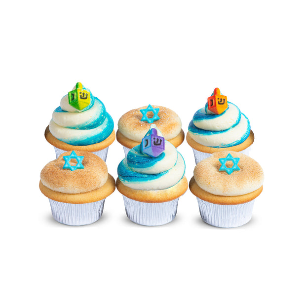 Hanukkah Gluten Free 6-pack-Trophy Cupcakes