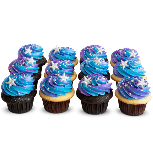 Galaxy Dozen-Trophy Cupcakes