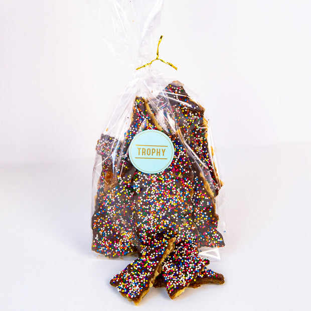 Passover Matzo Sprinkle Crunch-Trophy Cupcakes