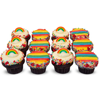 Pride Party Dozen-Trophy Cupcakes