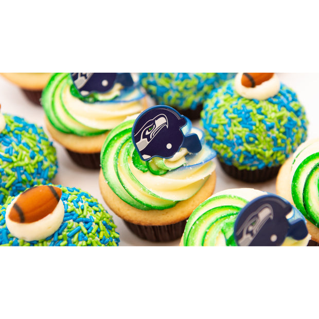 Seahawks Dozen-Trophy Cupcakes