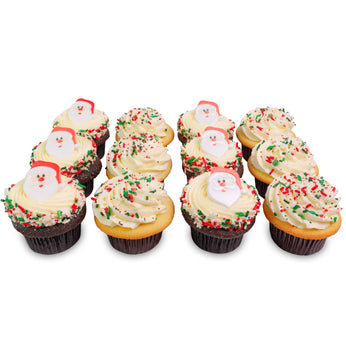 Sweet Santa Dozen-Trophy Cupcakes