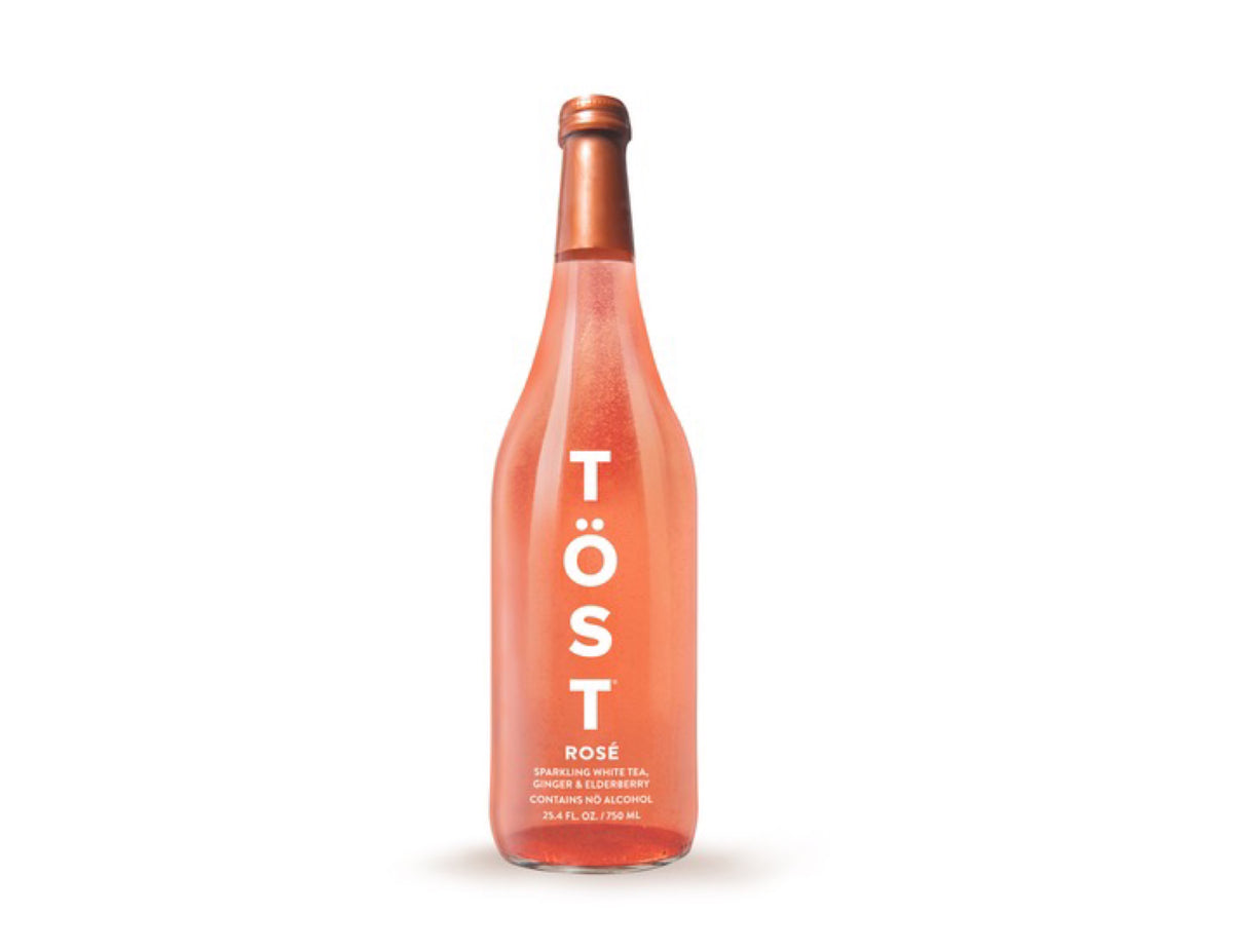 TÖST Rosé Non-Alcoholic sparkler-Trophy Cupcakes
