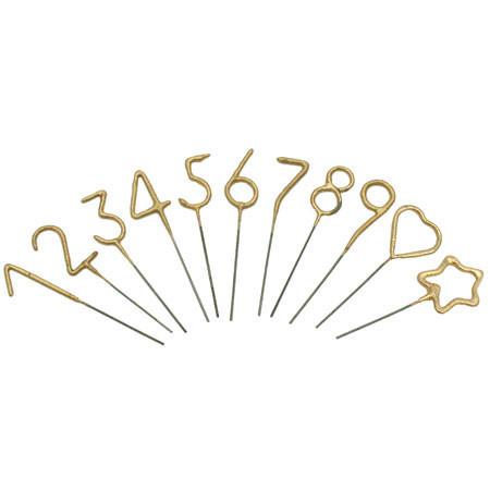 Mini Number Sparkler-Trophy Cupcakes