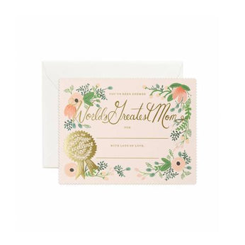 World's Greatest Mom Card-Trophy Cupcakes