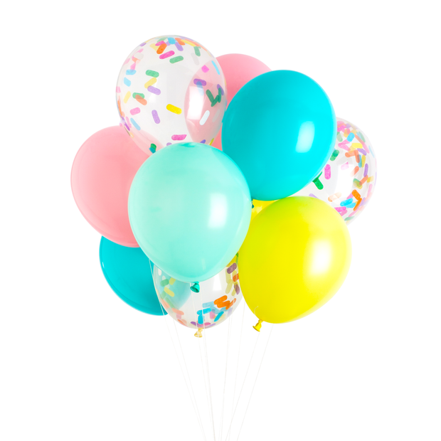 Sprinkle Party Balloons-Trophy Cupcakes